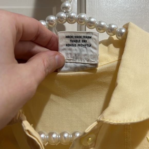 VINTAGE 1970s TRY 1 BUTTON UP- VINTAGE SIZE 13-FITS LIKE A SMALL - Picture 4 of 9